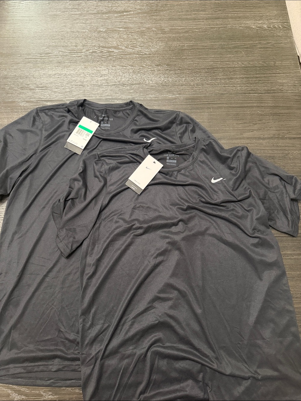 Nike Men’s Black Short-Sleeve Dri-FIT Crew Tee - 2-Pack